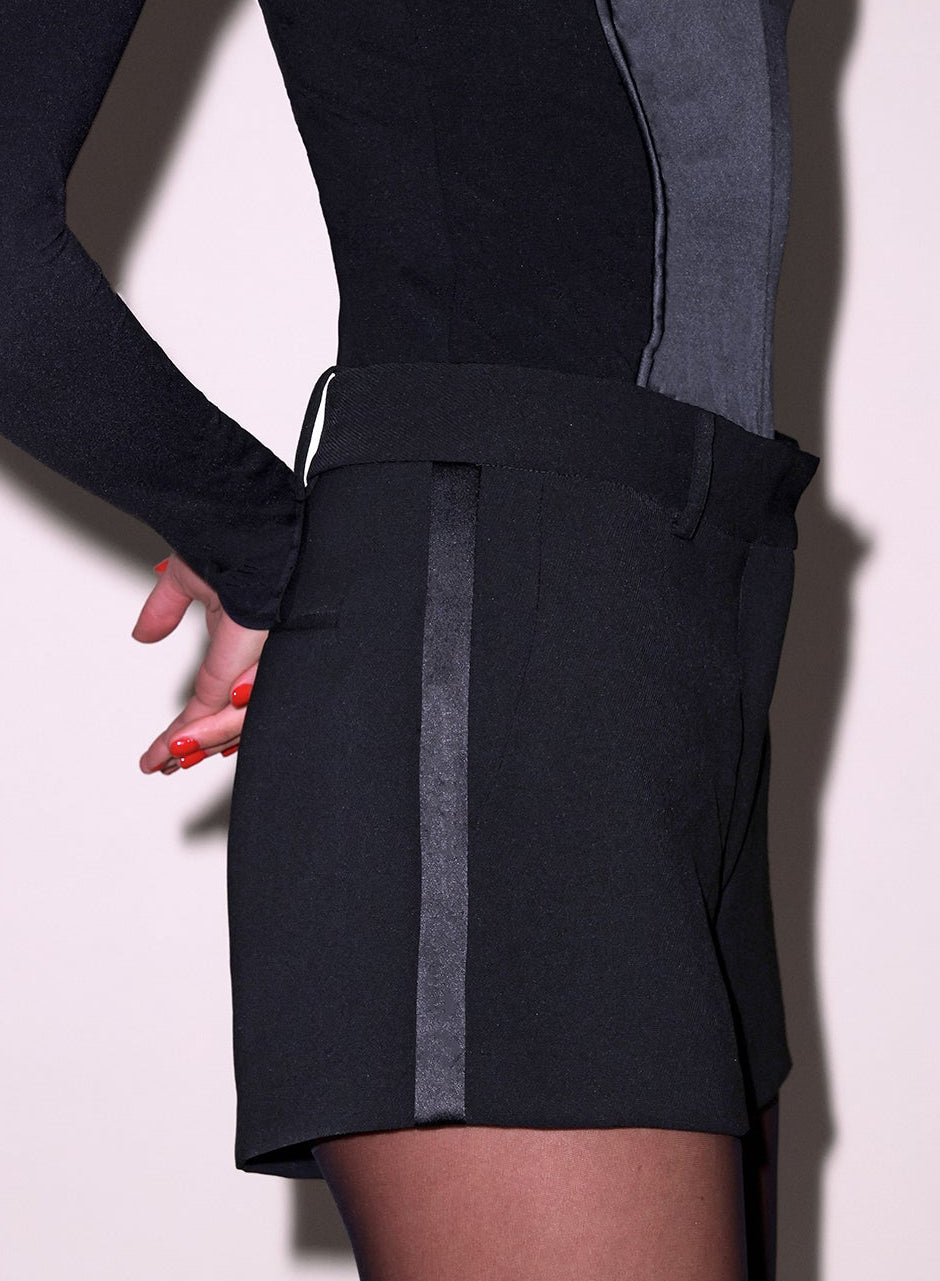 Black - Tuxedo Short | Fleur du Mal