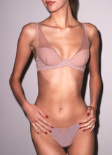 Charlotte Lace Overlay Sheer Bra