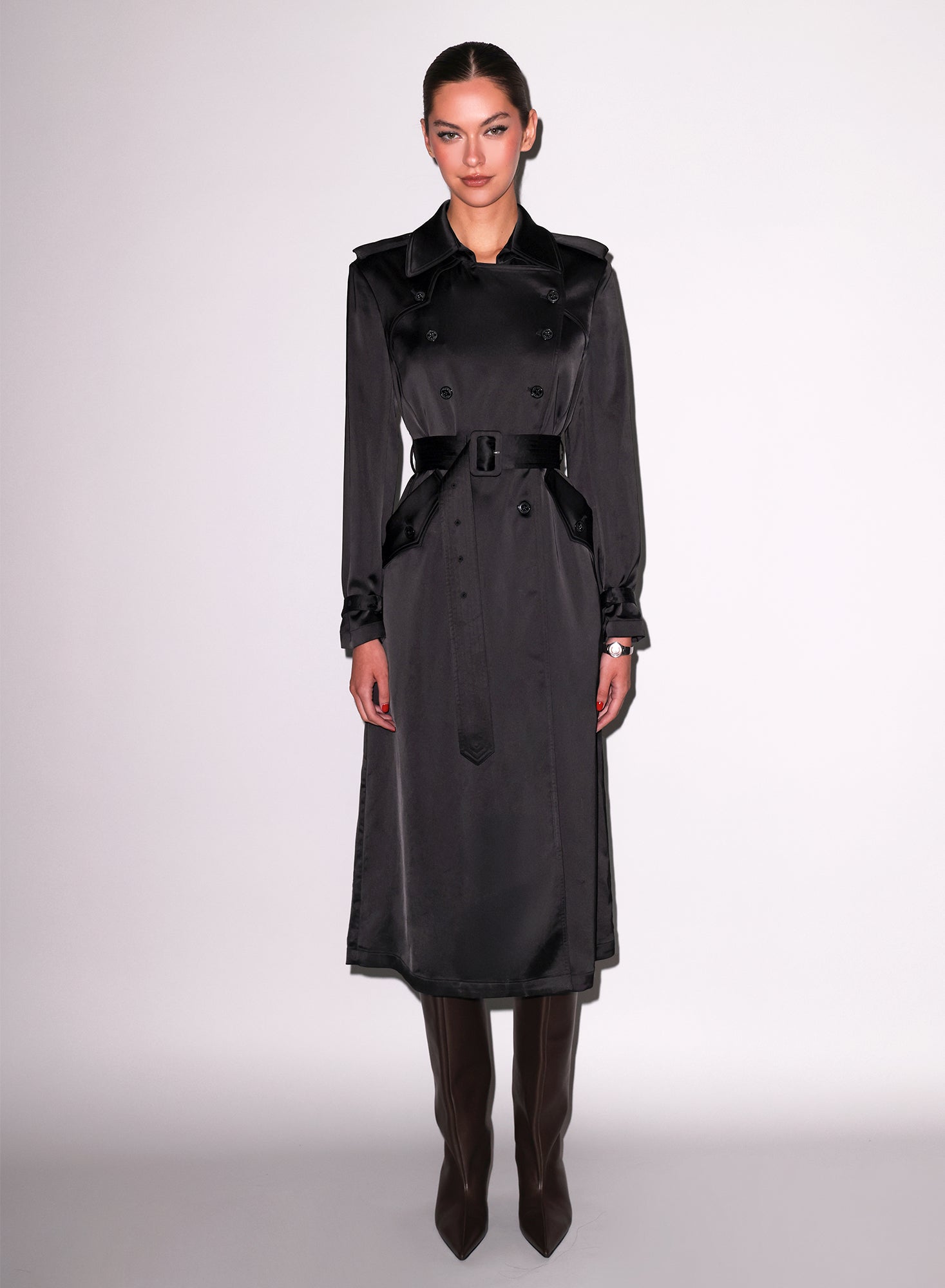 Luxe Trench Coat- fleur du mal-flat