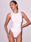 Body - Rib bodysuit in ivory