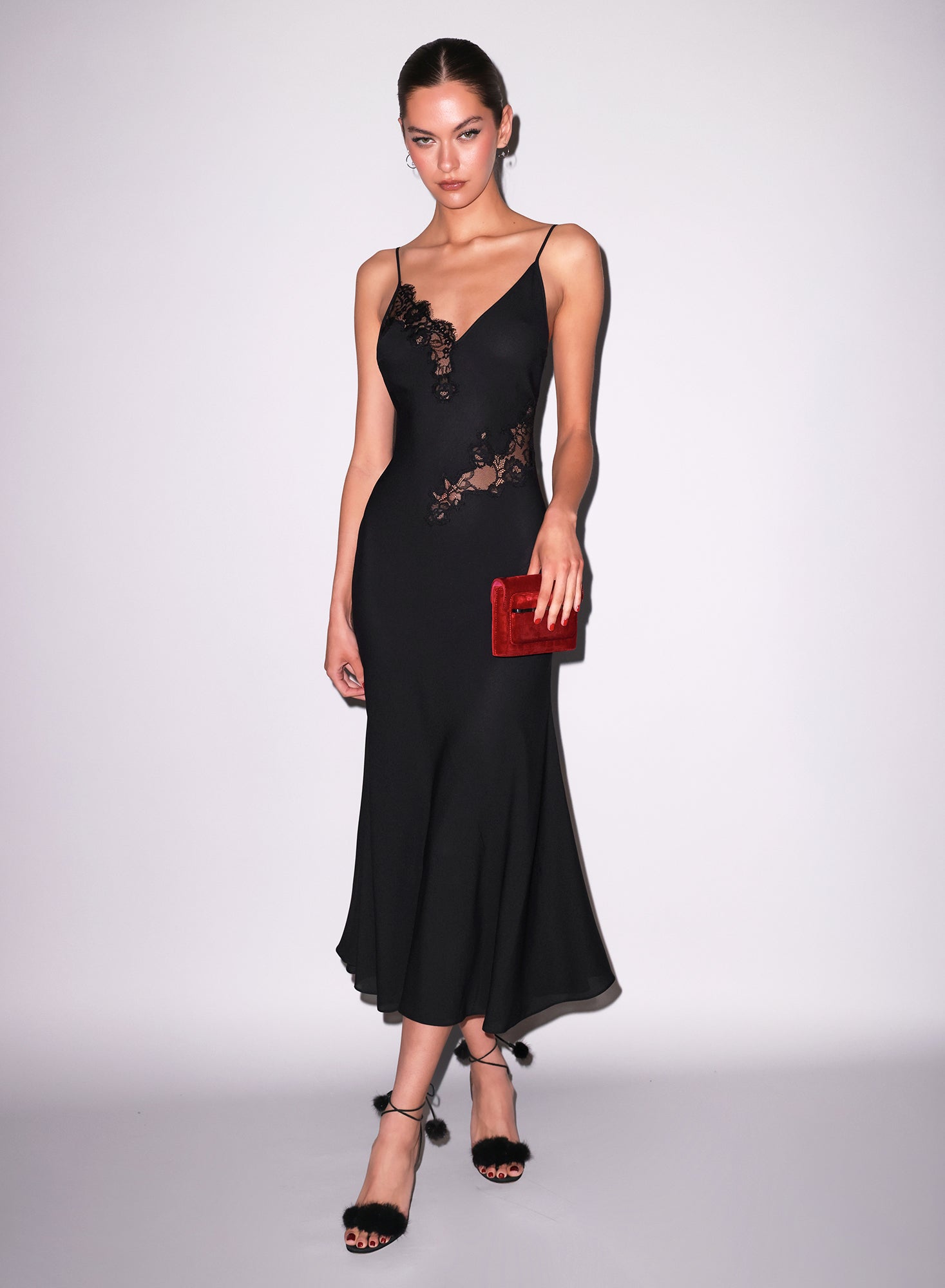 Black Juliet Lace Maxi Dress | Fleur du Mal