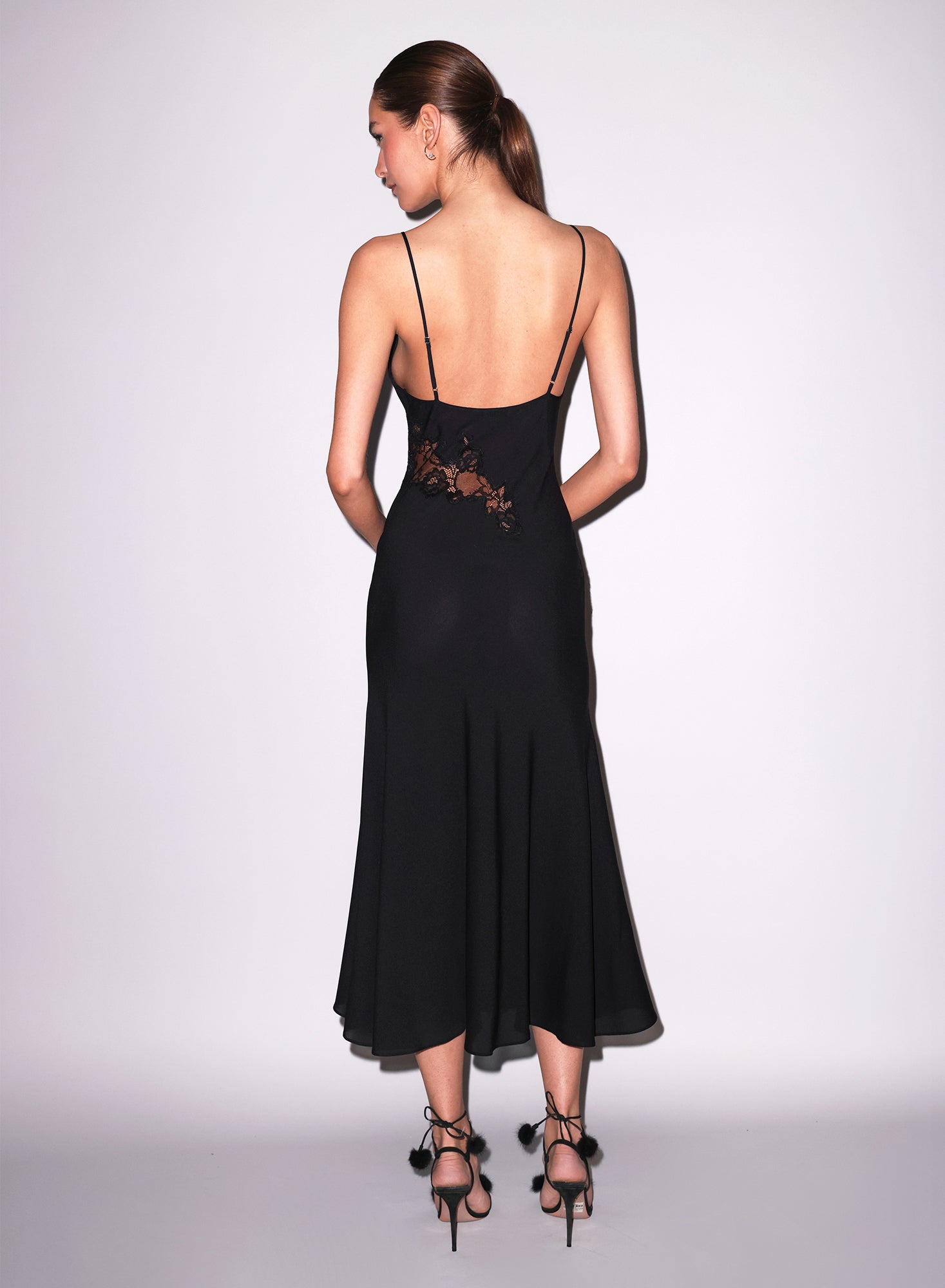 Vivienne Maxi Dress in black- Fleur du Mal