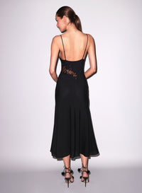 Vivienne Maxi Dress in black- Fleur du Mal
