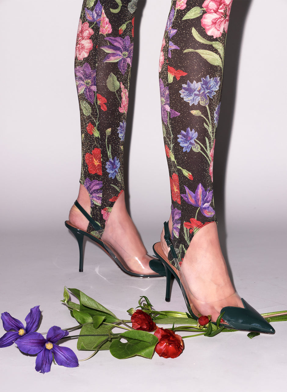 Wildflower print - Wildfleur Stirrup Legging | Fleur du Mal