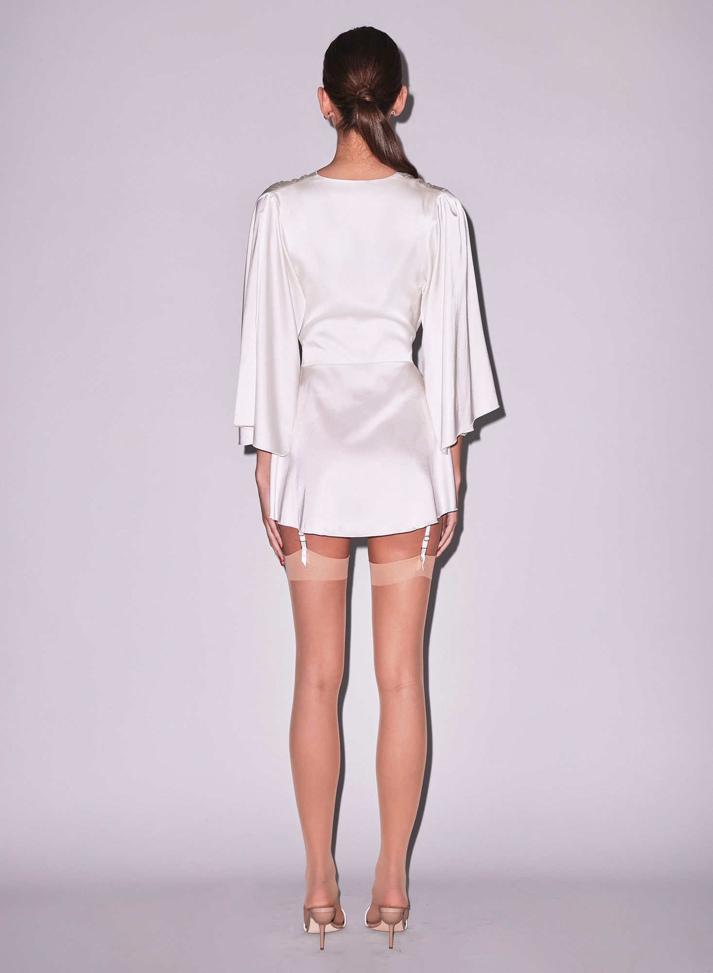 Angel Sleeve Robe-ivory-Fleur du Mal