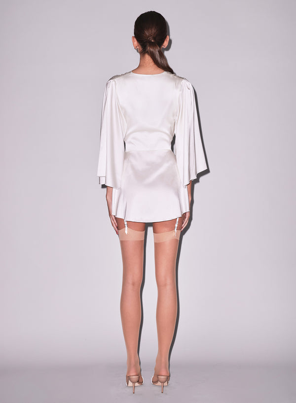 Ivory - Angel Sleeve Robe | Fleur du Mal