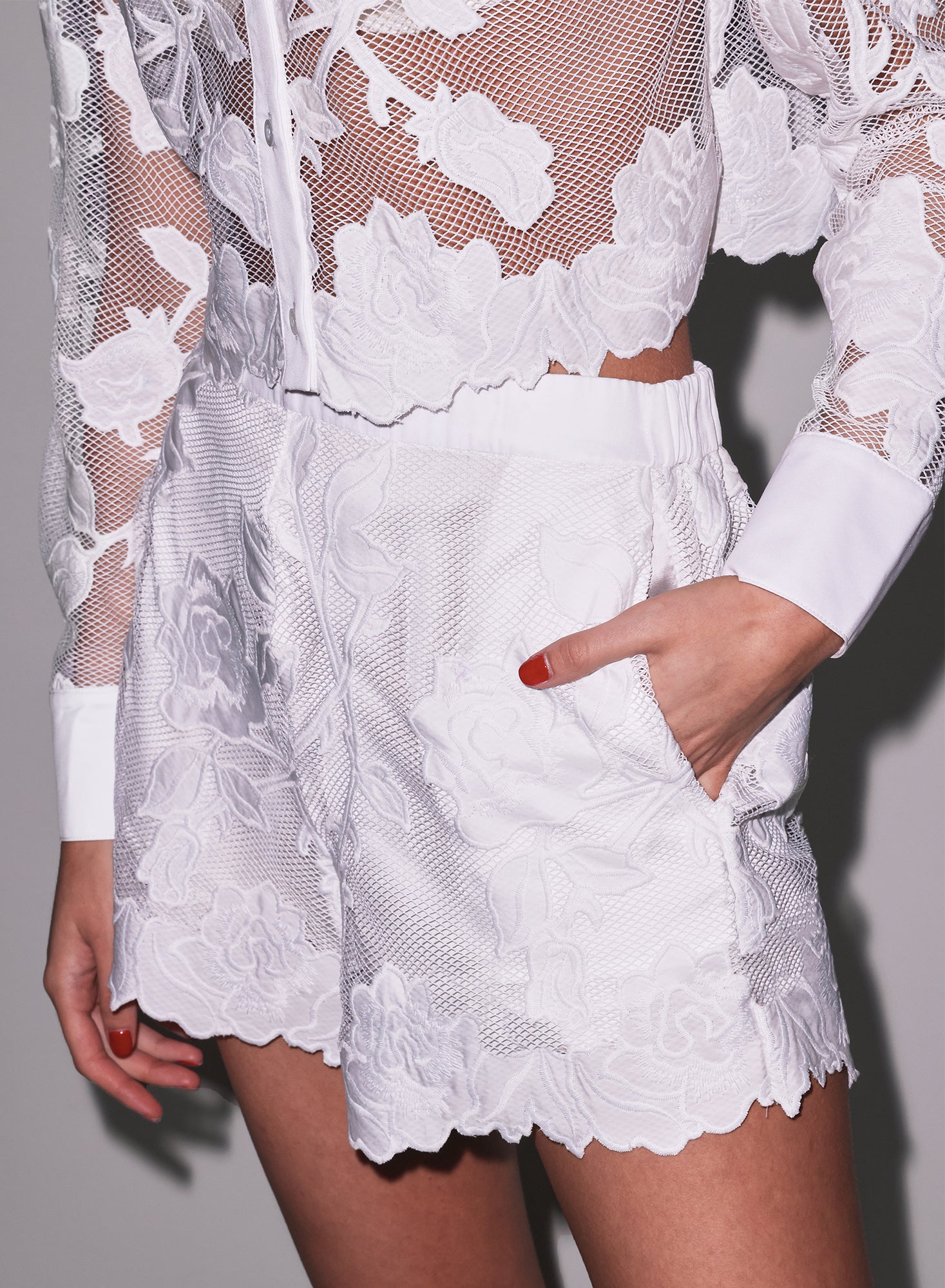 Collette shorts in Ivory