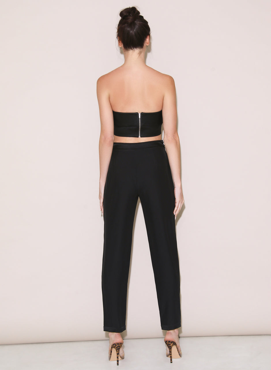 Black - Strapless Top | Fleur du Mal