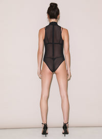 Mesh Sleeveless Bodysuit