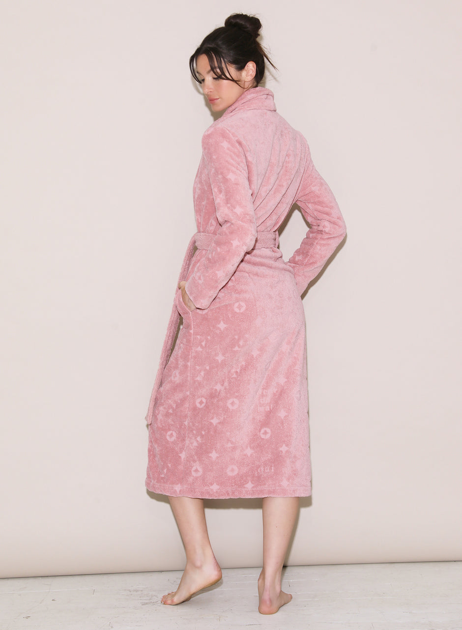 Rose pink - Terrycloth Robe | Fleur du Mal