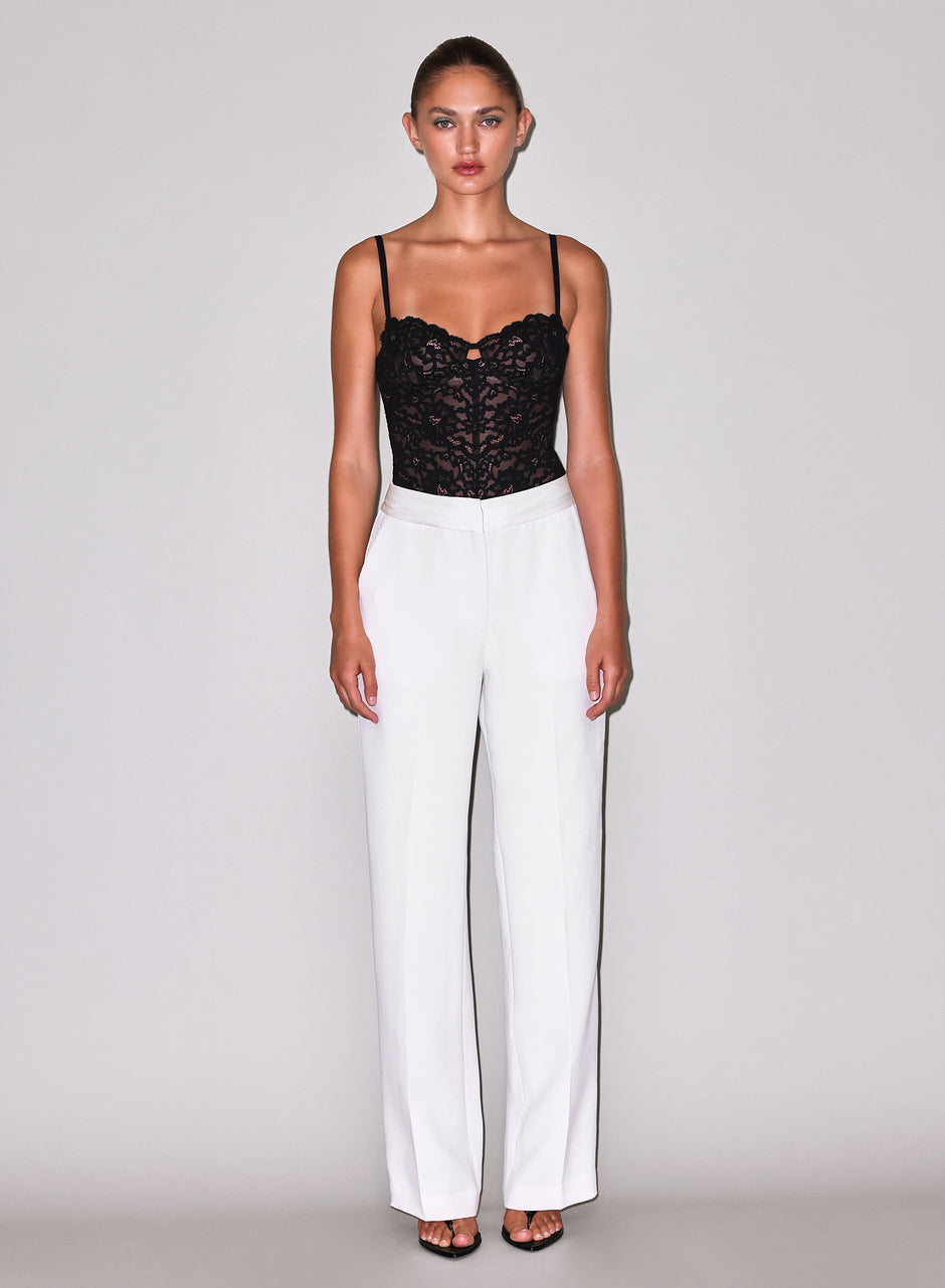Ivory - Tuxedo Pant | Fleur du Mal