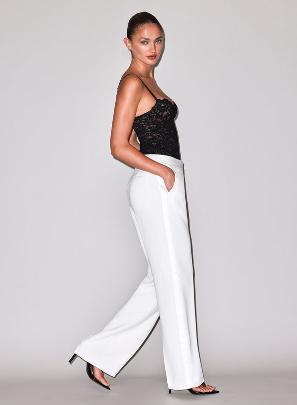 Ivory - Tuxedo Pant | Fleur du Mal