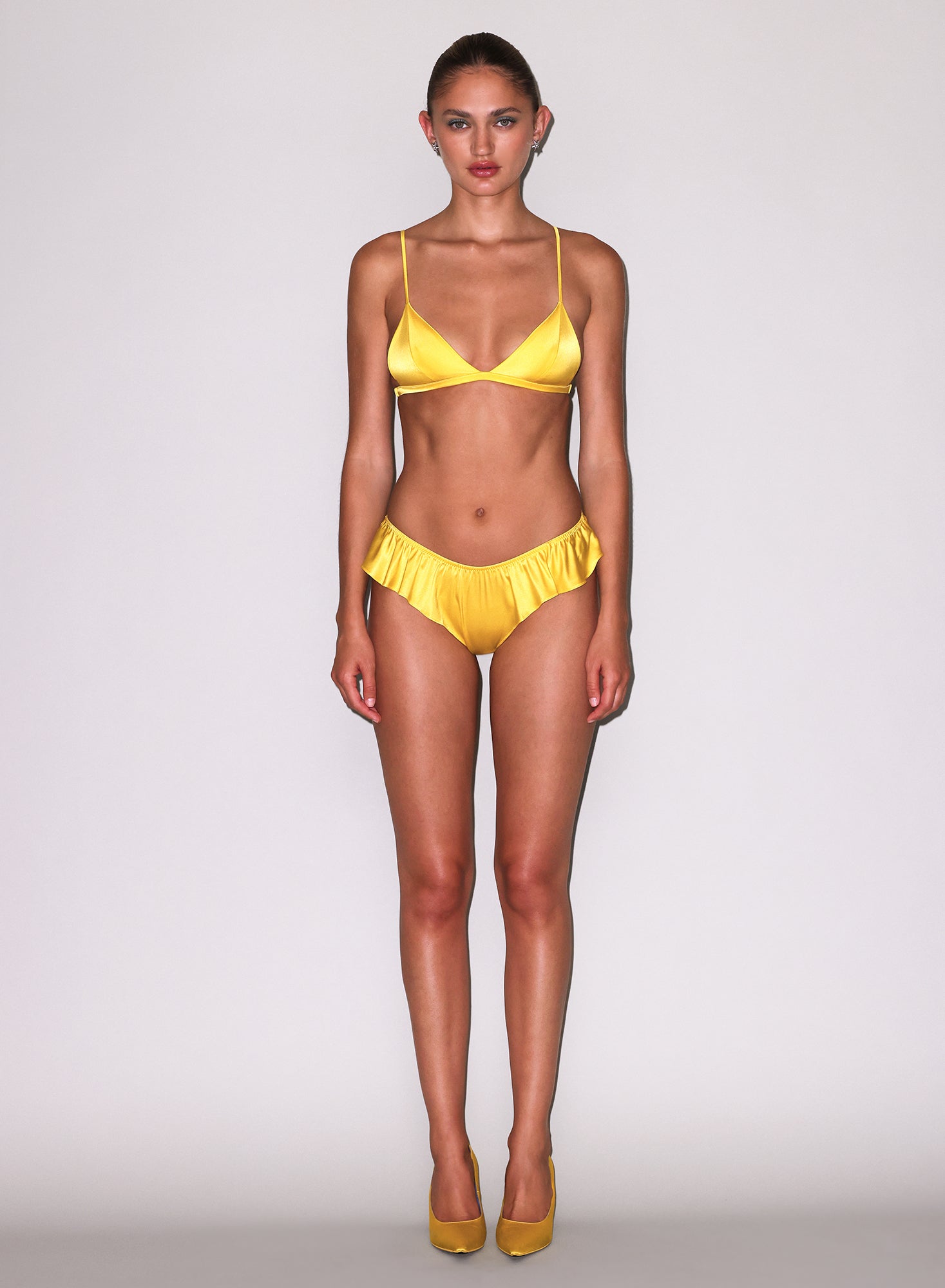 Luxe Triangle Bra- yellow- Fleur du Mal
