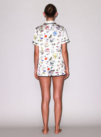 Magical Mushroom Short Sleeve PJ Top- fleur du mal