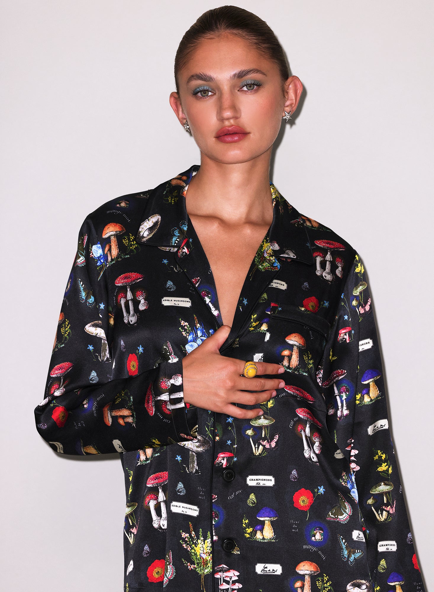 Magical Mushroom PJ Top- fleur du mal