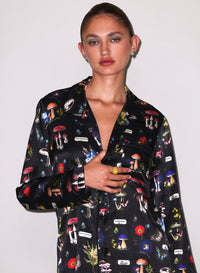 Magical Mushroom PJ Top- fleur du mal