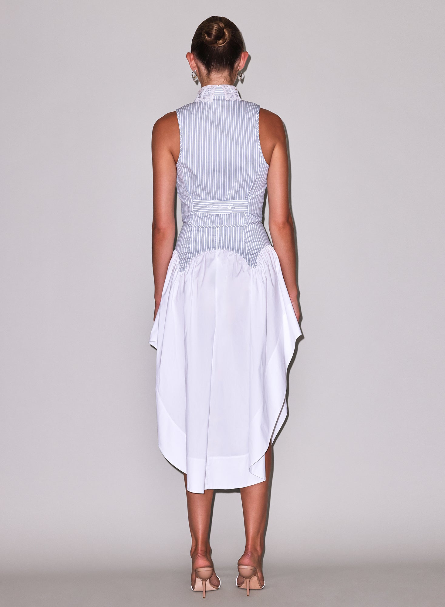 Poplin Garter Skirt- fleur