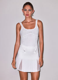 Rib & Crotchet Knit Skirt-fleur du mal