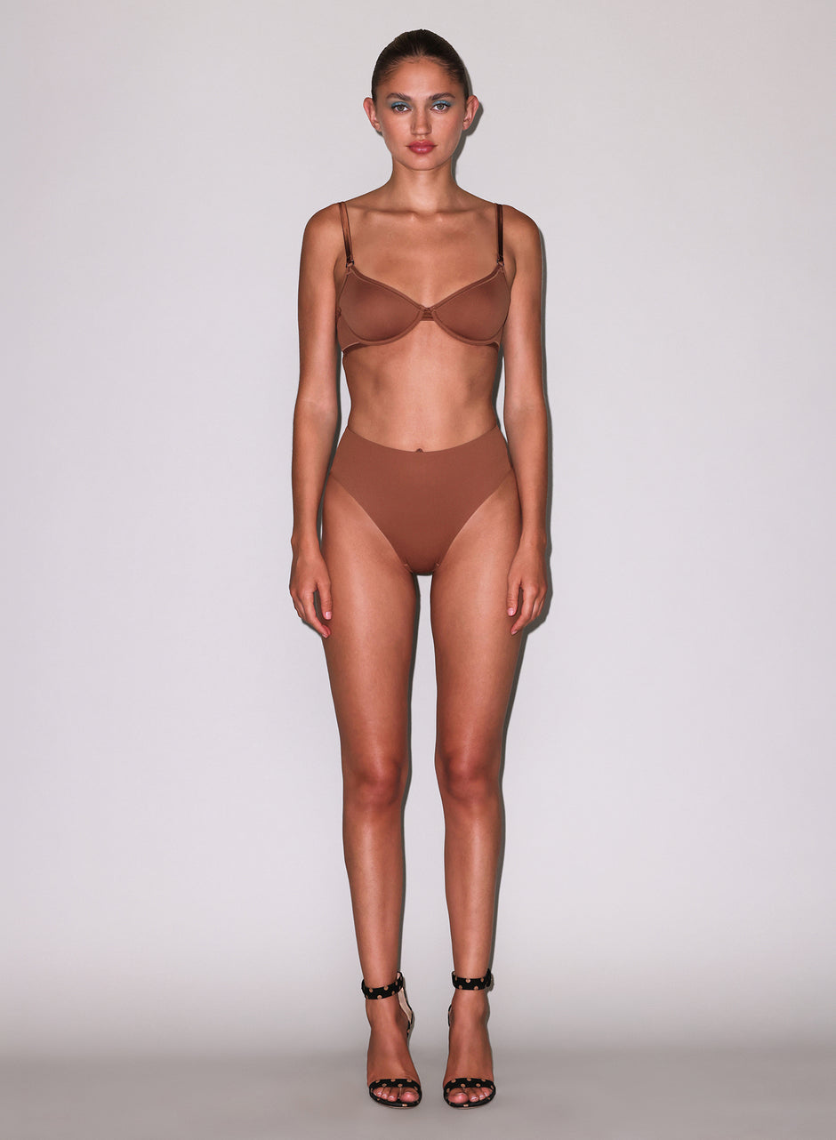 Caramel - Le Stretch Micro Demi Bra | Fleur du Mal