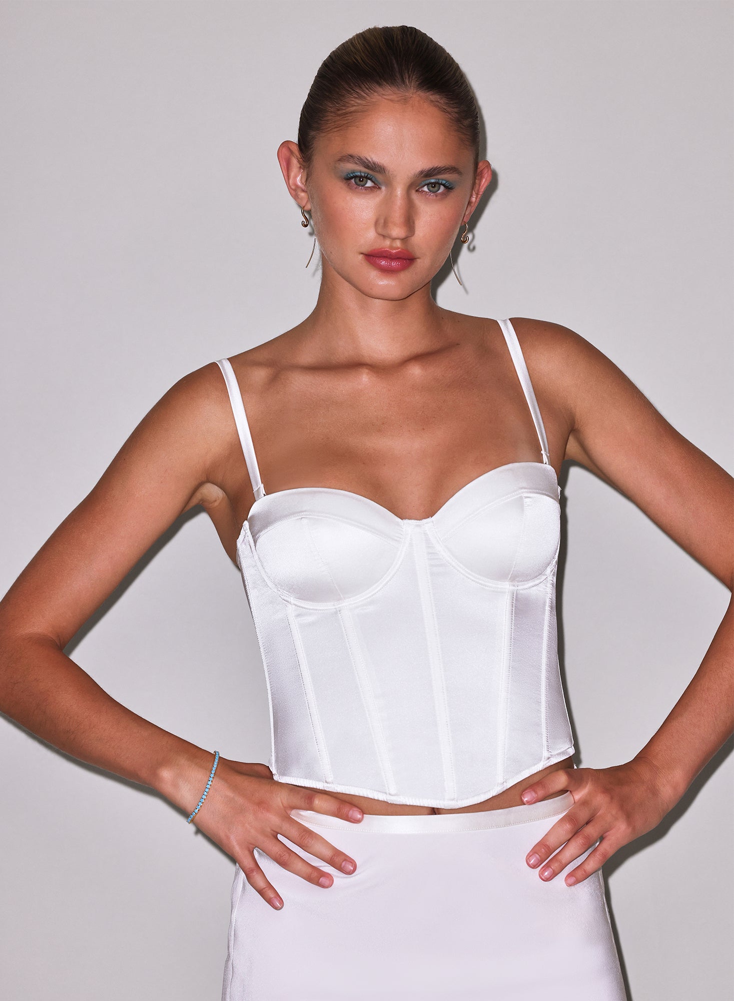 Hamptons Bustier ivory-fleur du mal