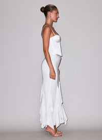 Eva Skirt-white- fleur du mal- white
