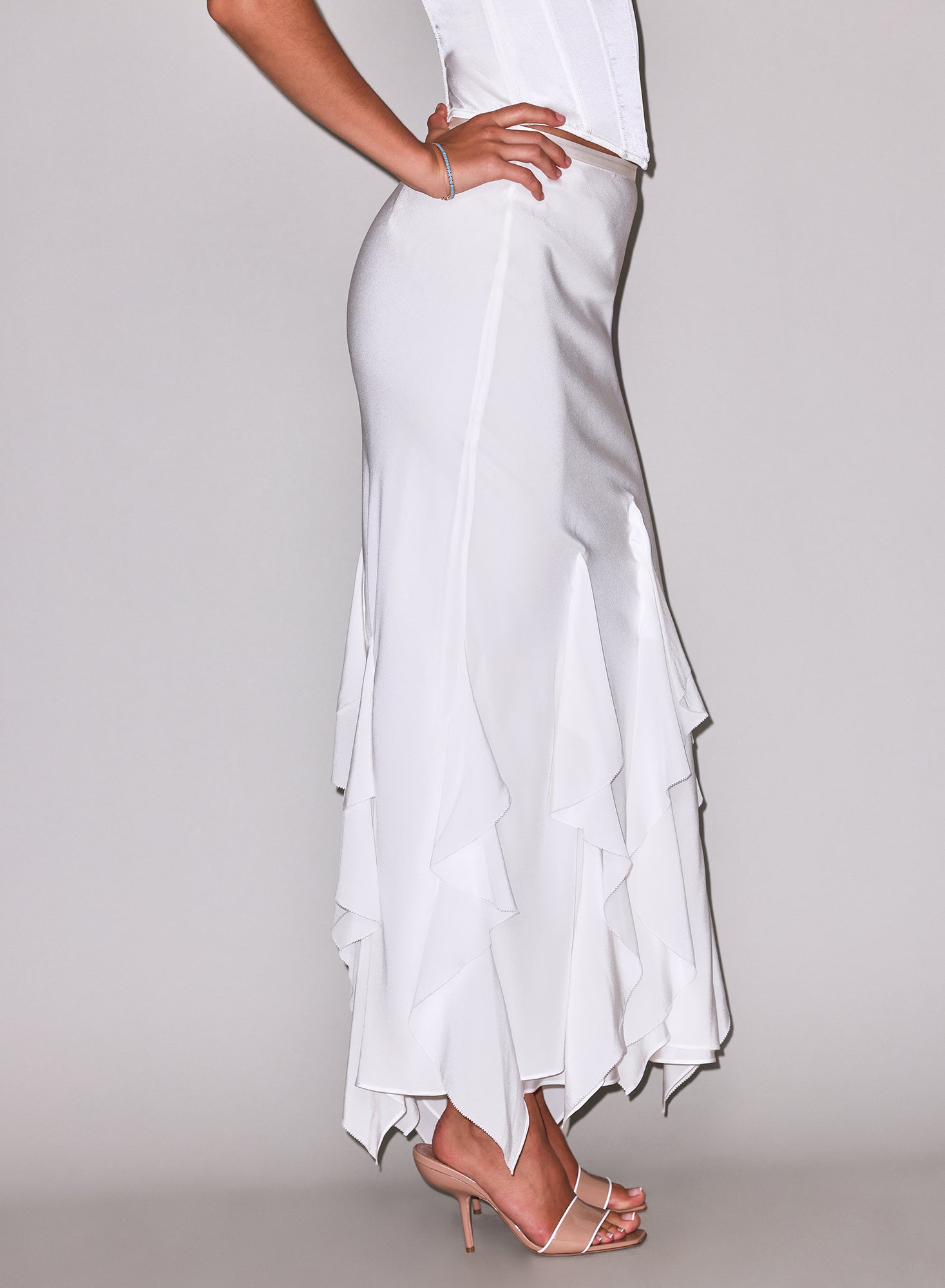 Eva Skirt-white- fleur du mal- Fleur du Mal