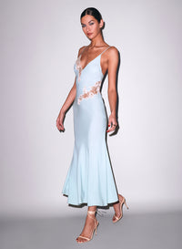 Body - Juliet Lace Maxi Dress- Frosted Mint- Fleur du Mal