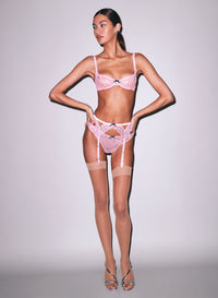 Bianca Lace Bra in Lady Pink-fleur du mal