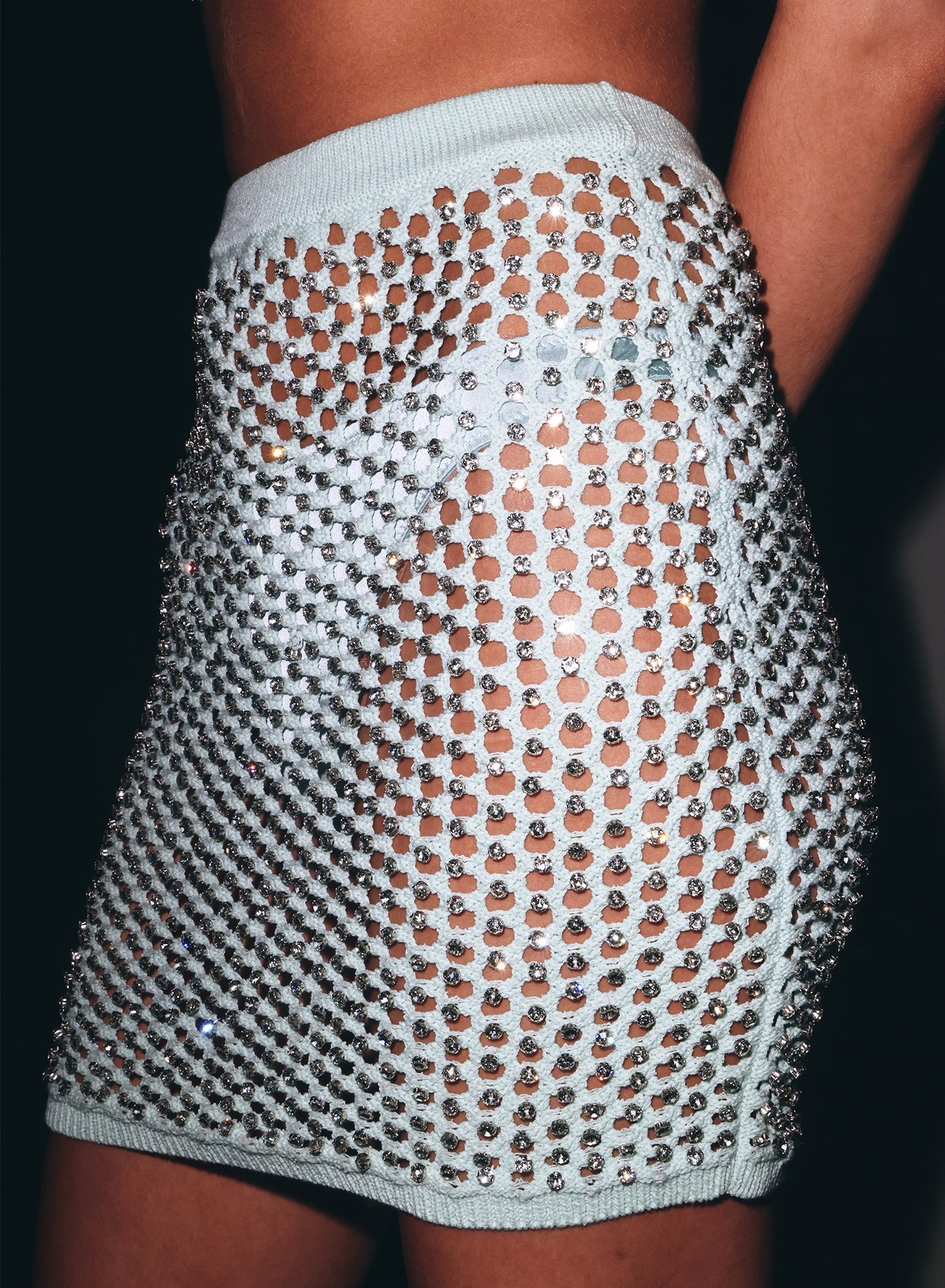 Spotlight Mini Skirt- frosted mint- fleur du mal
