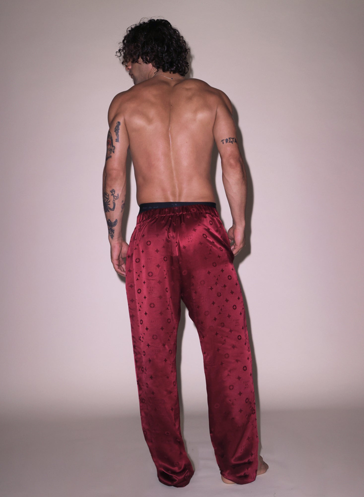 Men's Silk Jacquard PJ Pant