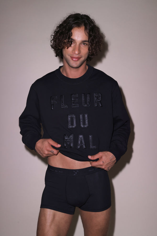 Black - Unisex Logo Sweatshirt | Fleur du Mal