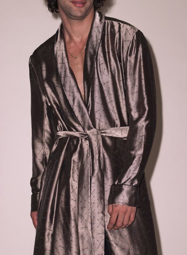 Shroom - Men&#39;s Jacquard Robe | Fleur du Mal