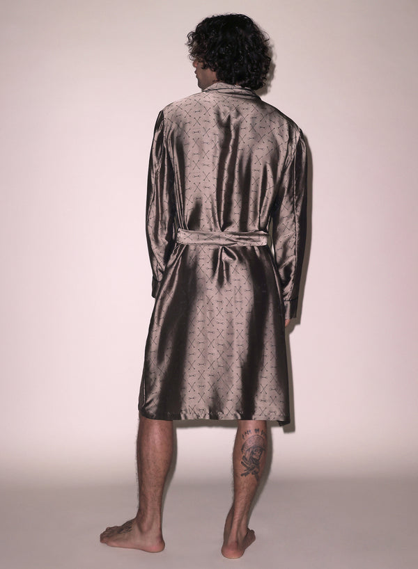 Shroom - Men&#39;s Jacquard Robe | Fleur du Mal