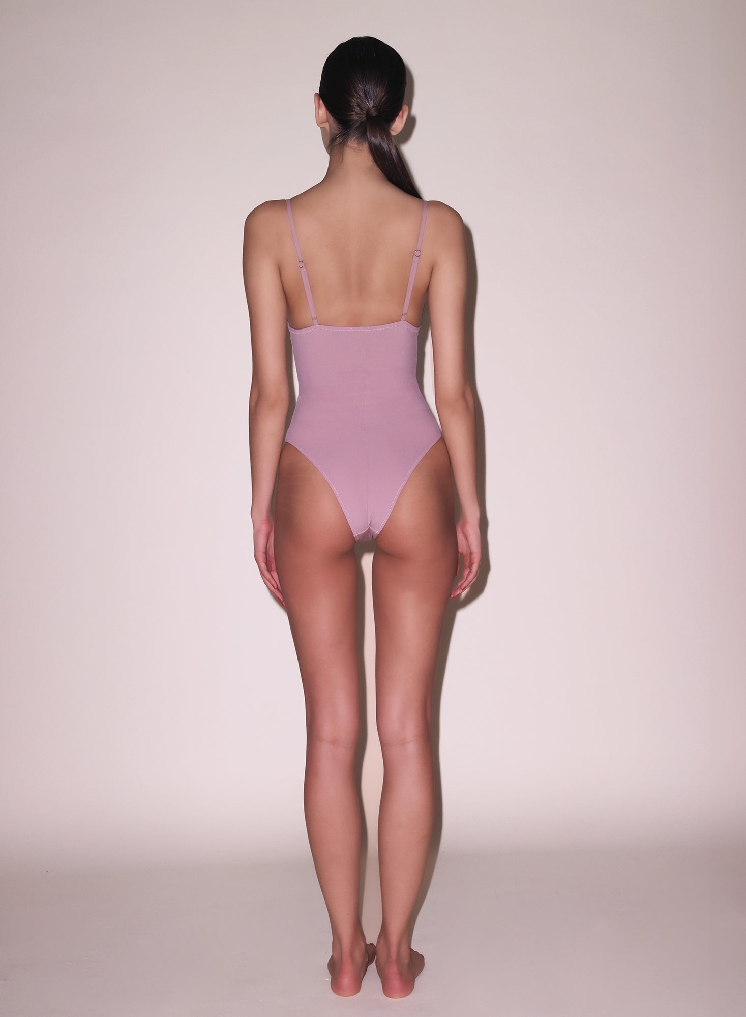 Charlotte lace bodysuit in pink- fleur du mal