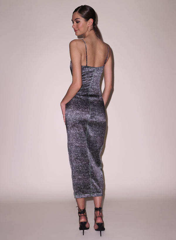 Grey acid wash - Margaux Maxi Dress | Fleur du Mal