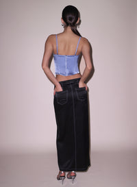 Silk Maxi Skirt