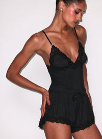 Butter Rib Cami-Black- Fleur du mal