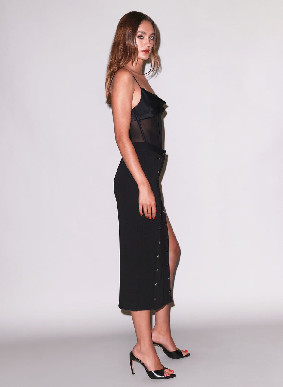 Black - Nora Corset Top | Fleur du Mal