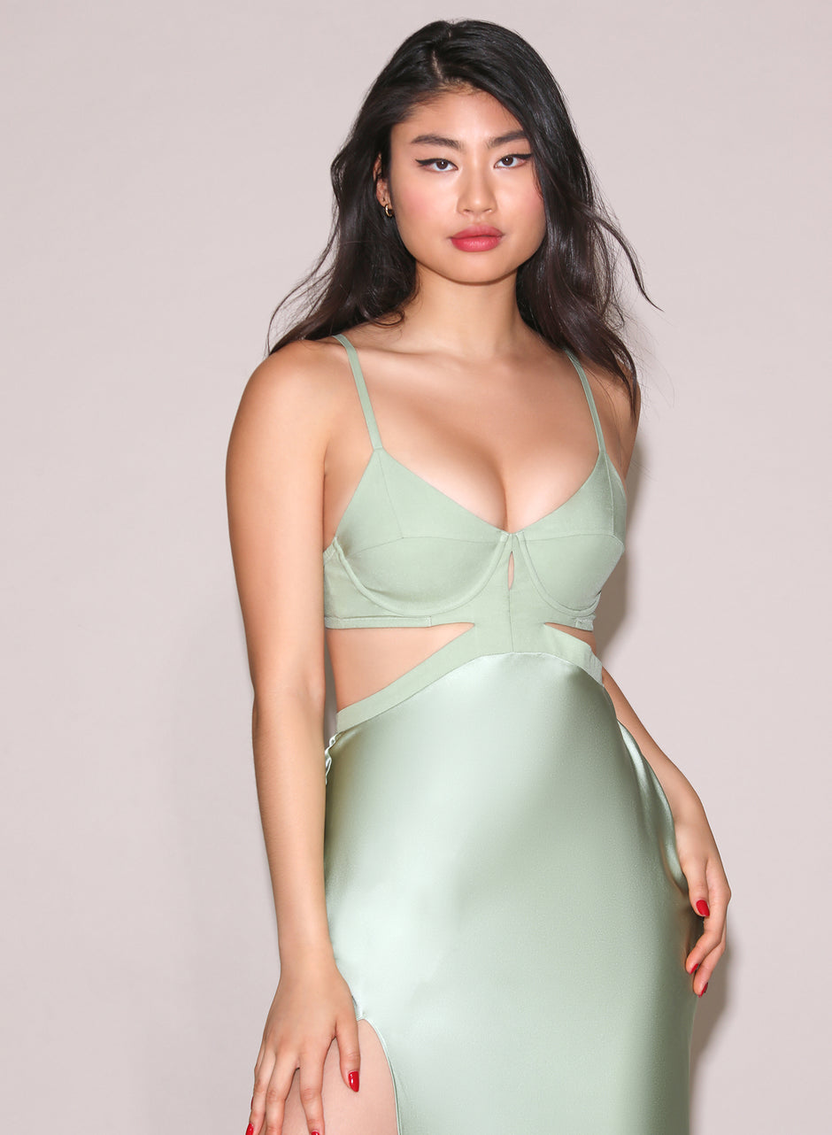 Matcha - Lola Dress | Fleur du Mal