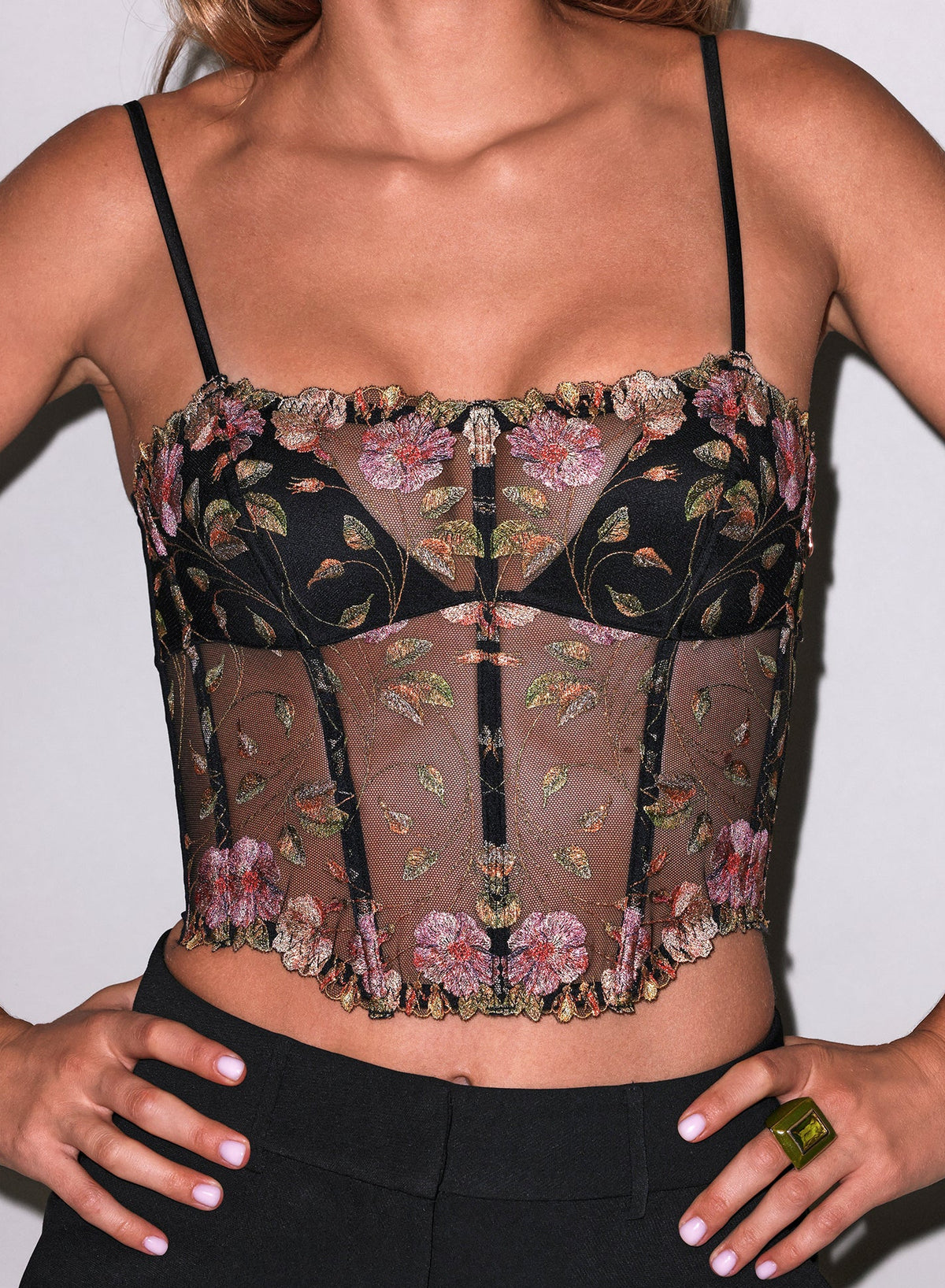 Delilah Top-Black- Fleur du Mal