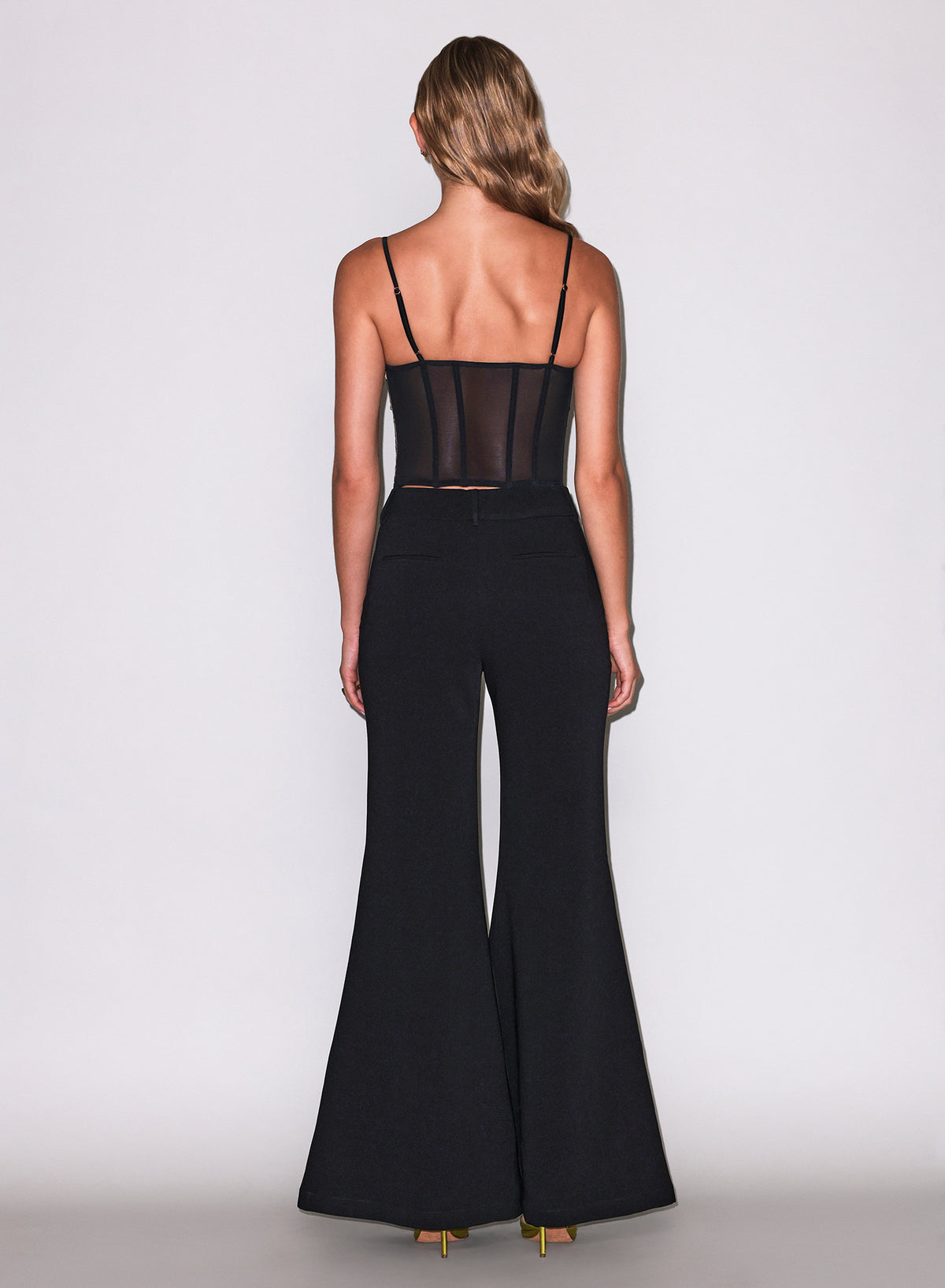 Flared Tuxedo Pant