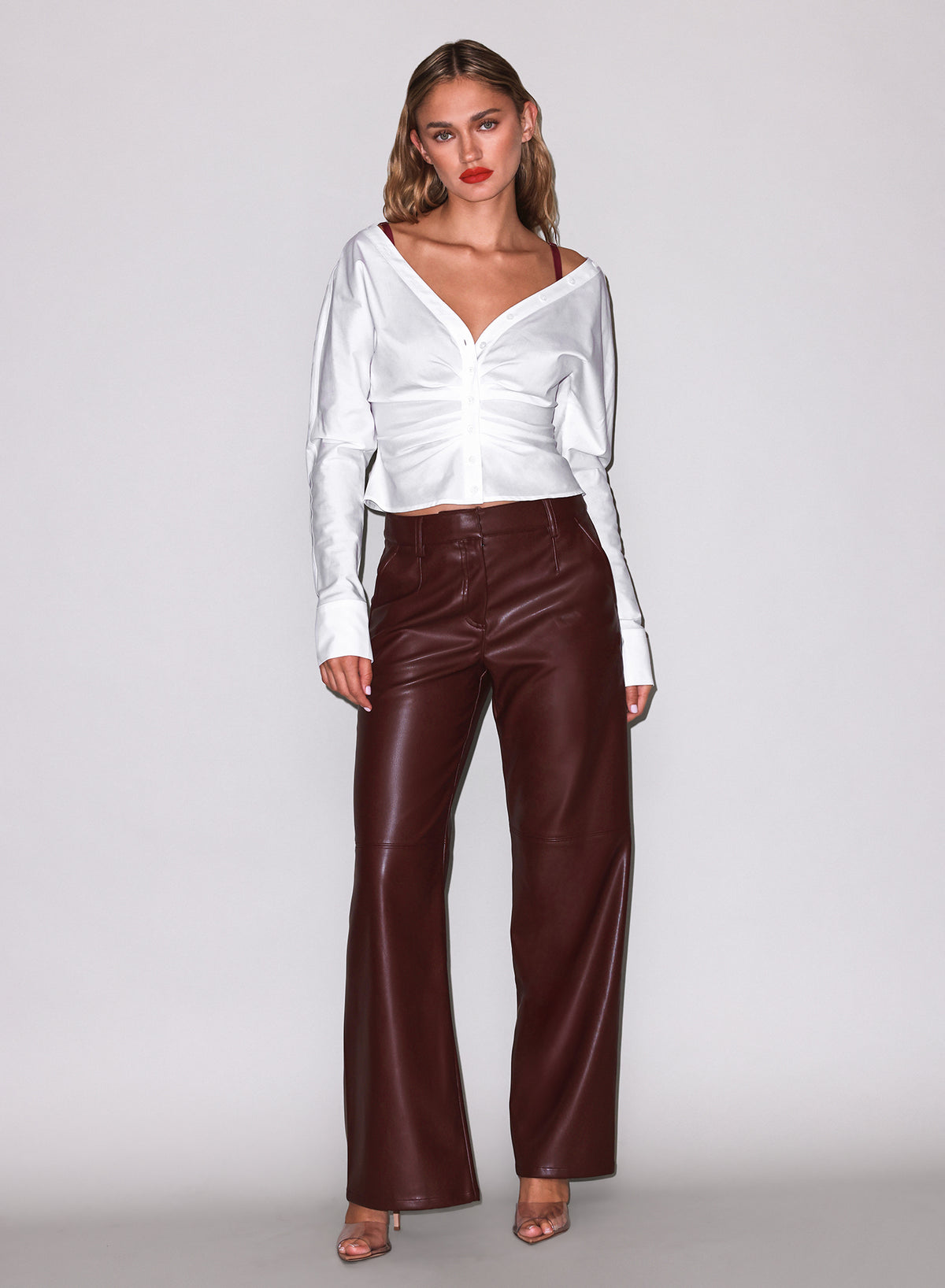 Vegan Leather Pant