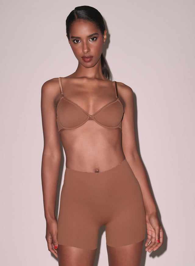 Tan - Le Stretch Micro Bike Short | Fleur du Mal