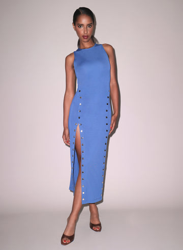 Dusk blue - Undo Me Racer Dress | Fleur du Mal