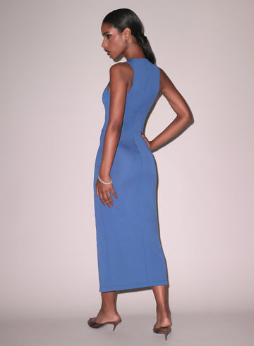 Dusk blue - Undo Me Racer Dress | Fleur du Mal