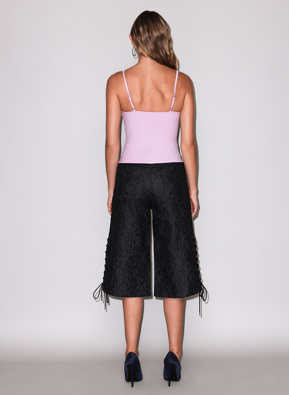 Jersey Built-In Bra Cami-Ballet Pink-Fleur du Mal