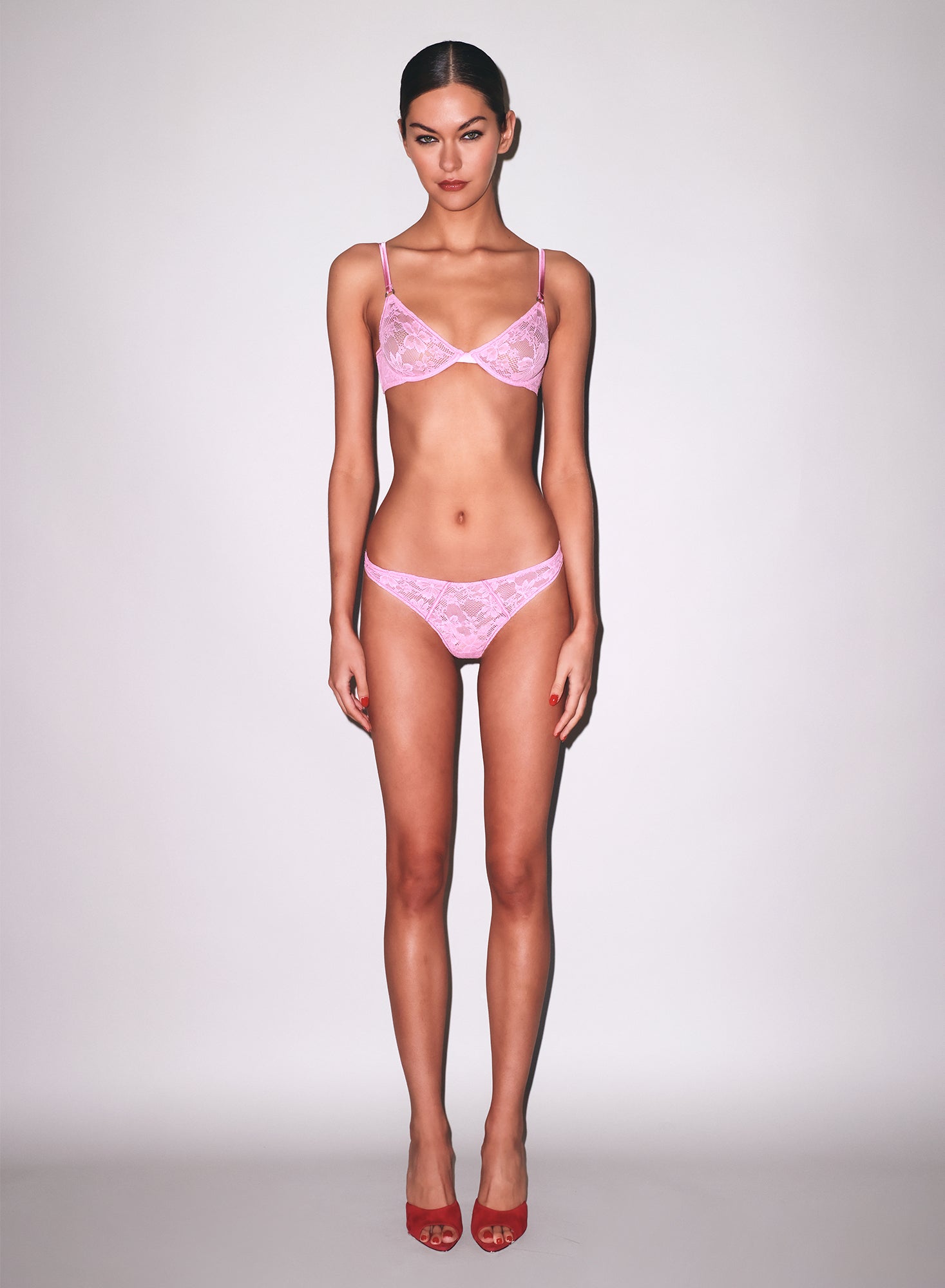 Le stretch lace cheeky in bisou