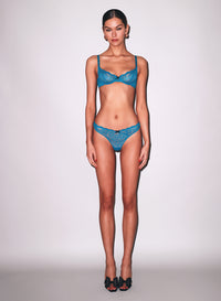 Bianca Lace Lingerie Aquamarine