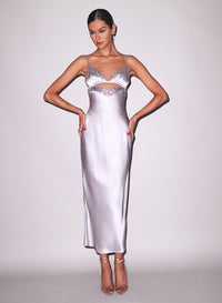 Lily Embroidery Cutout Slip-flat- Fleur du Mal