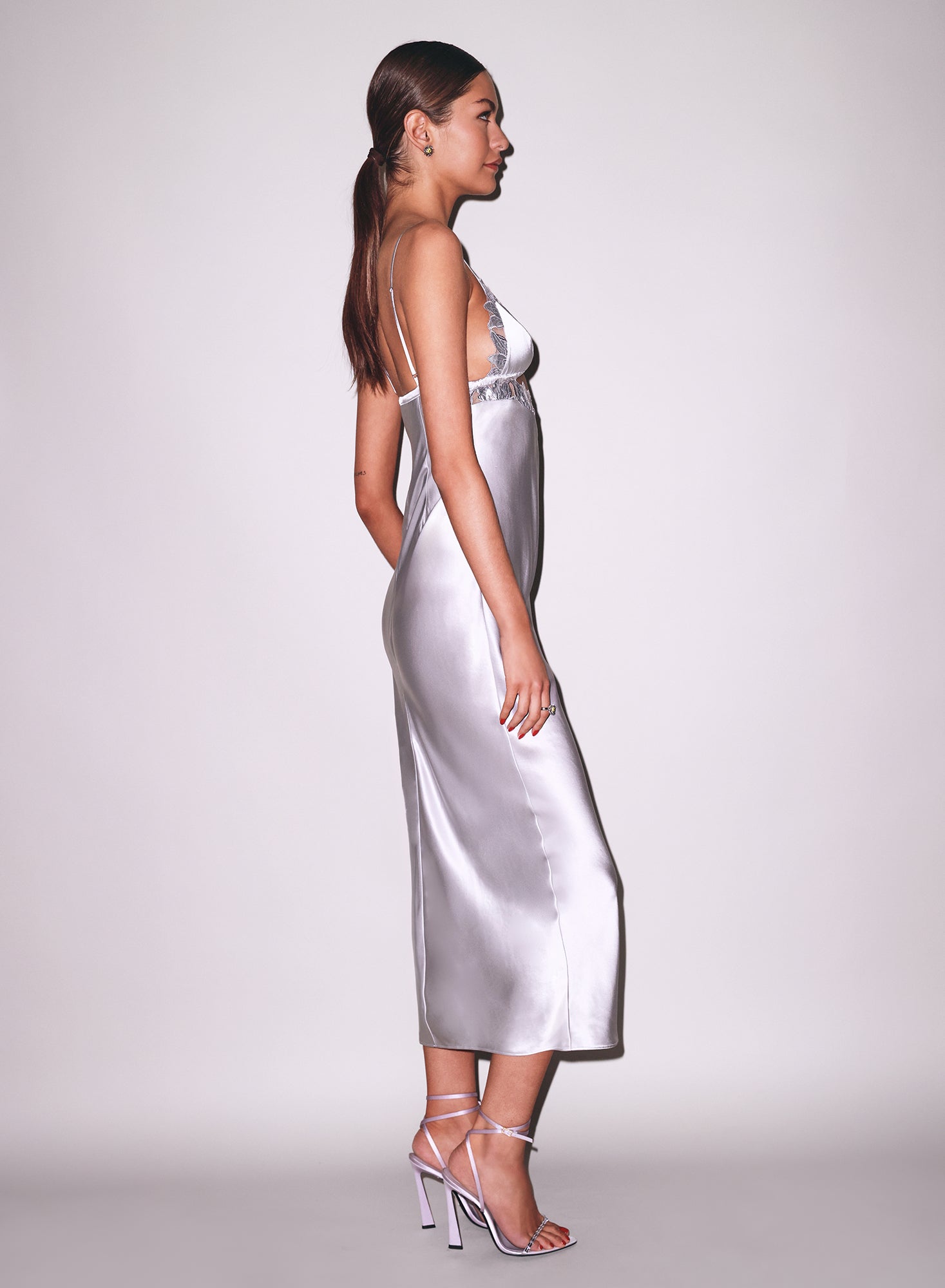 Lily Embroidery Cutout Slip- Fleur du Mal